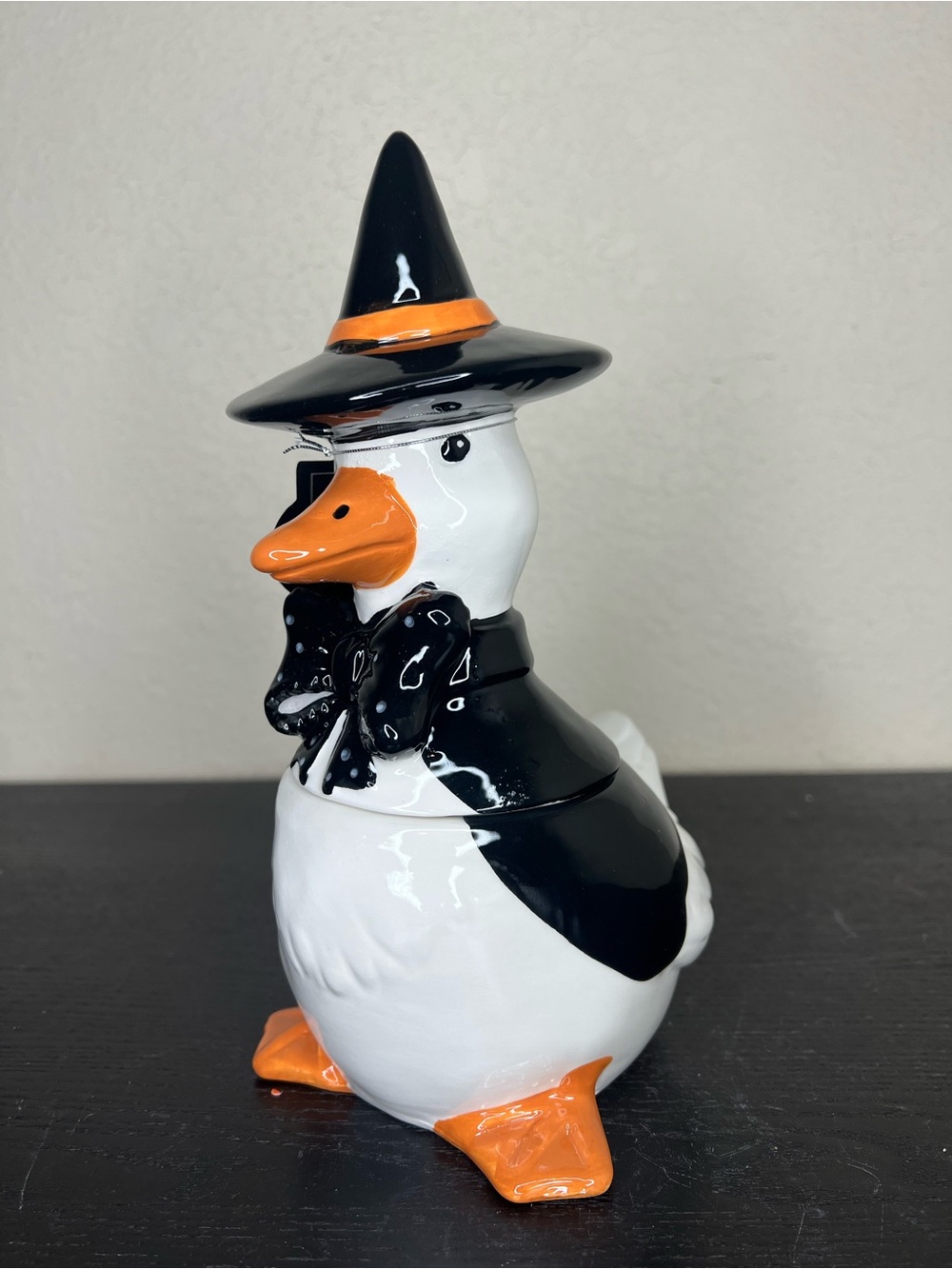 NEW 10 Strawberry Street 10” Witch Duck Ceramic Jar